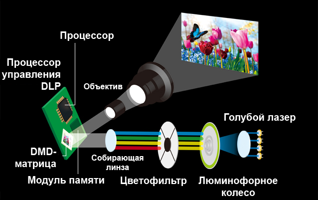 Проектор вид изображения физика